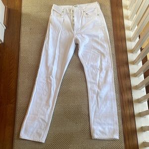Agolde White Jeans